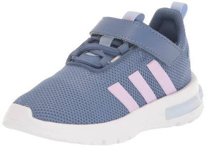 adidas Racer Tr23 Hook & Loop Sneaker Crew Blue/Bliss Lilac/Blue Dawn 1 US Unisex Little Kid