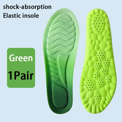 4D Massage Insole Soft comforts breathable insoles elastic shock-absorbing sole men sneakers Outdoor sports running insoles1Pair