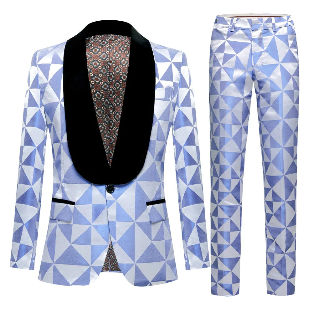 #MY-39#Fashion men's two-piece party and wedding suit