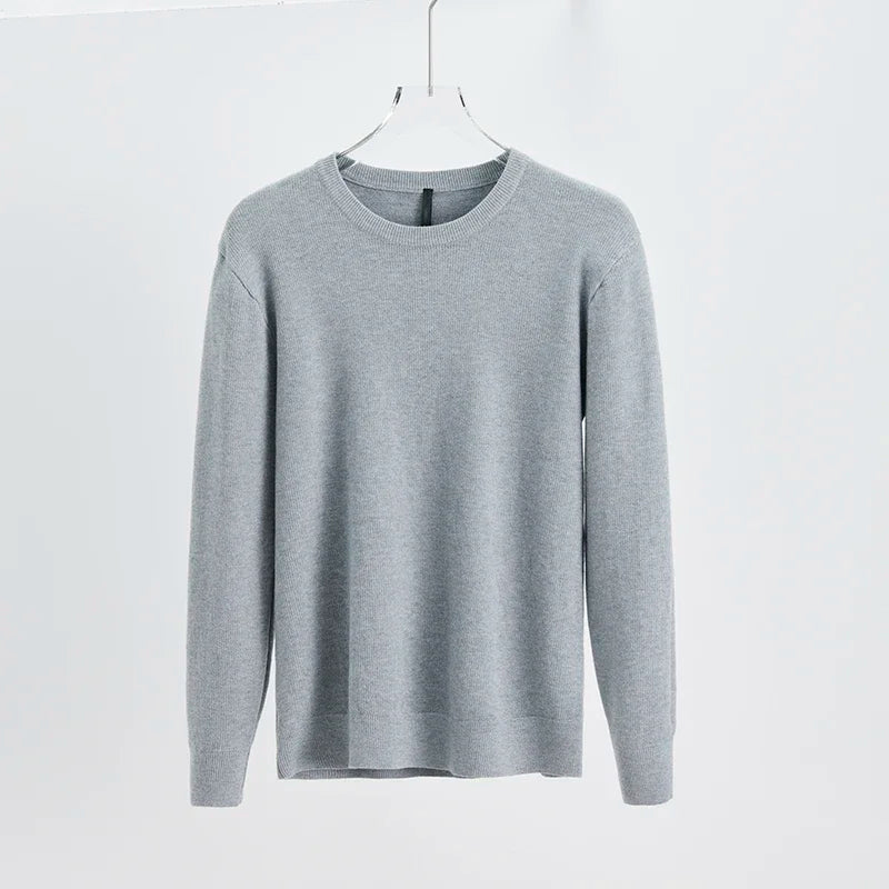 KUBRO Sweater Men Casual High Quality Cotton Pullover Knitted Sweaters Male 2023 Winter Fashion Brand Men‘s Pullover Sweaters