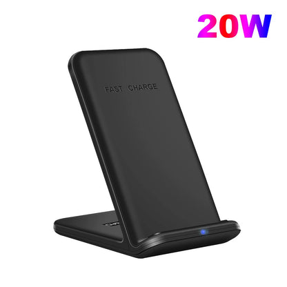 DCAE 30W Wireless Charger Stand For iPhone 15 14 13 12 11 XR 8 Induction Fast Charging Station for Samsung S22 S21 Phone Holder