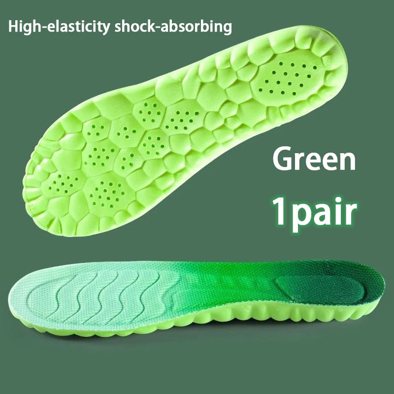 4D Massage Insole Soft comforts breathable insoles elastic shock-absorbing sole men sneakers Outdoor sports running insoles1Pair