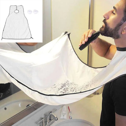 120x80cm Waterproof Floral Cloth Man Beard Bathroom Black Beard Apron Hair Shave Apron for Man Household Cleaning Protecter