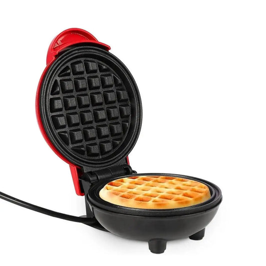 HFB/Red Color Practical Electric Pancake Grill 110V Waffle Making Machine