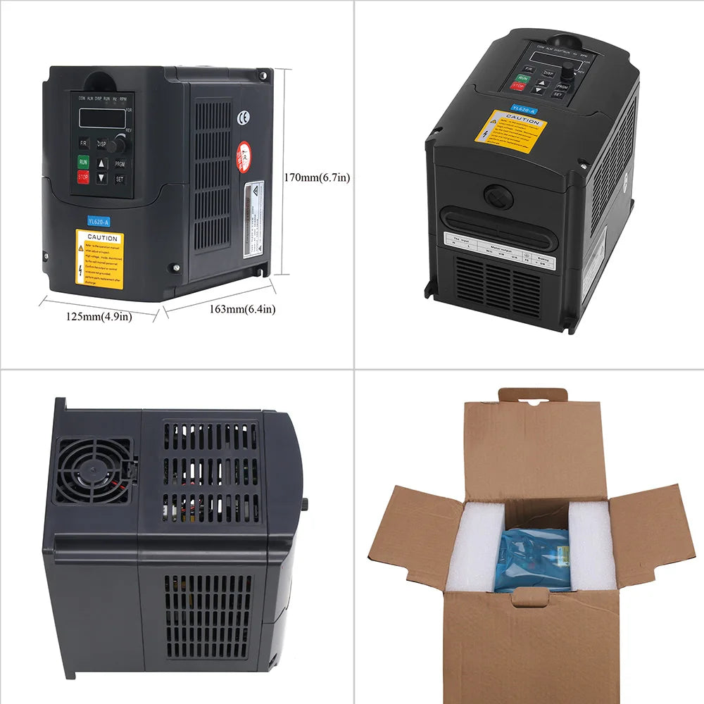 0.8KW/1.5KW/2.2KW Water Cooled Spindle Motor+Inverter VFD+ 65mm/80mm clamp + 80w water pump +ER11/ER20 Collet