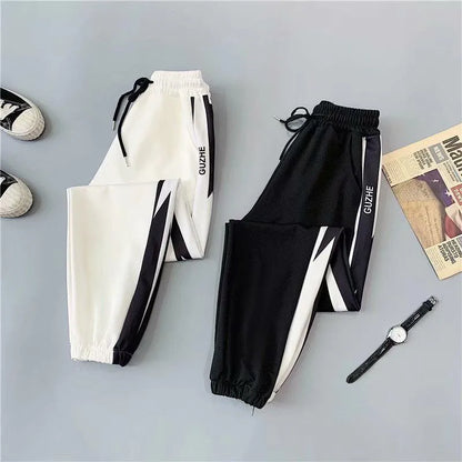 Plus Size 5XL Joggers Women Baggy Sweatpant Black Autumn Loose Hip Hop Harem Pants Women High Wasit Korean Style Sport Trousers