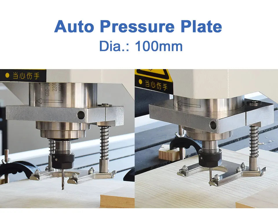 CNC Auto Pressure Plate Clamp Diameter 65/75/80/85/90/100/105/125mm Matic Foot Fixture Holder For Spindle Motor Router Machine