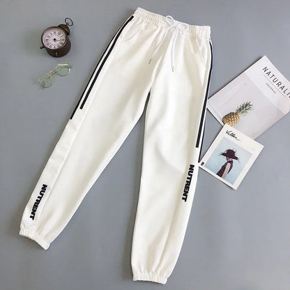 Plus Size 5XL Joggers Women Baggy Sweatpant Black Autumn Loose Hip Hop Harem Pants Women High Wasit Korean Style Sport Trousers