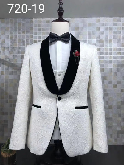 Men suits Autumn New Brand Fashion  High quality Boutique Groom Casual Slim fit  Wedding party Dress prom Tuxedo