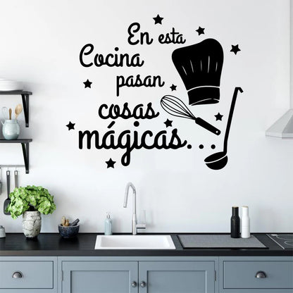 Funny Bon Appetite Wall Stickers Decals For Kitchen Living Room Dining Room Home Decoration Accessories Wall Decor