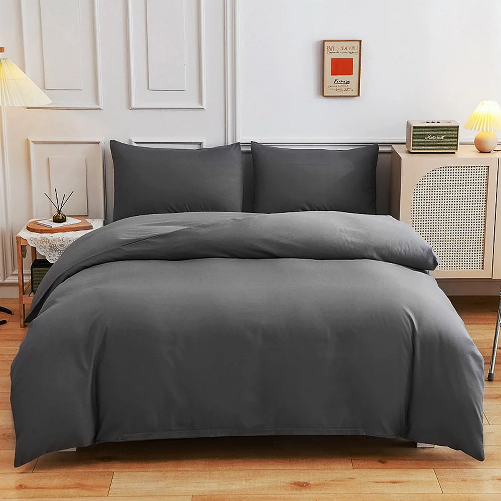 3/4PCS of Pure Green color simplicity bedding set,bedroom Bed sheet Duvet Cover Pillowcase bed set,King Queen Full Single