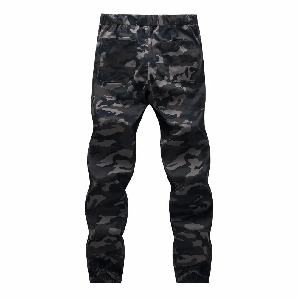 Camouflage Military Jogger Pants Men 2025 Pure Cotton Mens Spring Autumn Pencil Harem Pant Men Comfortable Trousers Camo Joggers