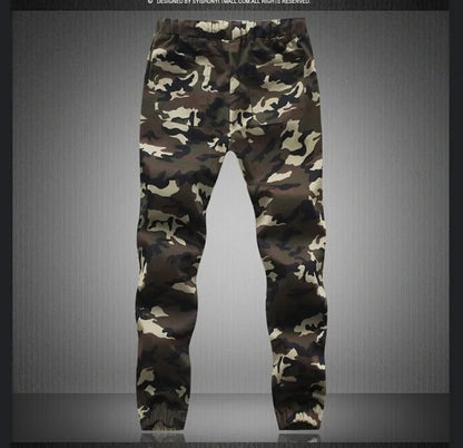 Camouflage Military Jogger Pants Men 2025 Pure Cotton Mens Spring Autumn Pencil Harem Pant Men Comfortable Trousers Camo Joggers