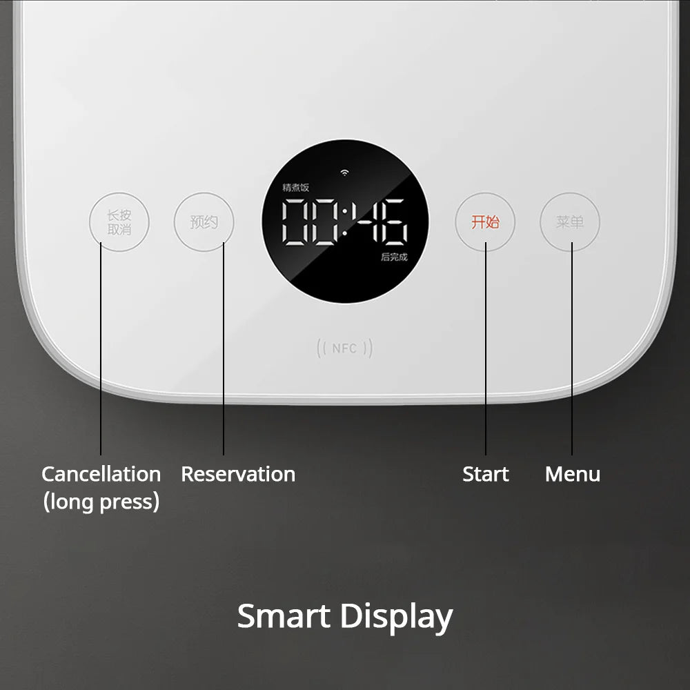 Xiaomi Mijia Smart Rice Cooker 3L Multi-function Electric Cooker App Intelligent Reservation NFC Function IH Heating Non-sticky