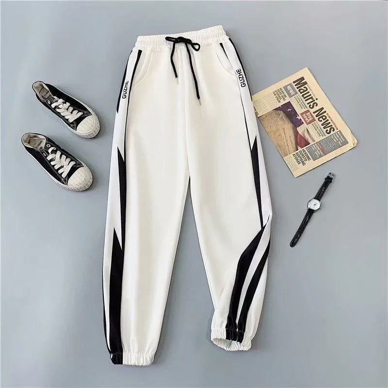 Plus Size 5XL Joggers Women Baggy Sweatpant Black Autumn Loose Hip Hop Harem Pants Women High Wasit Korean Style Sport Trousers