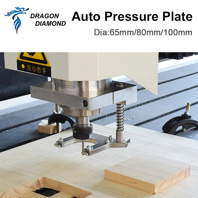 CNC Auto Pressure Plate Clamp Diameter 65/75/80/85/90/100/105/125mm Matic Foot Fixture Holder For Spindle Motor Router Machine