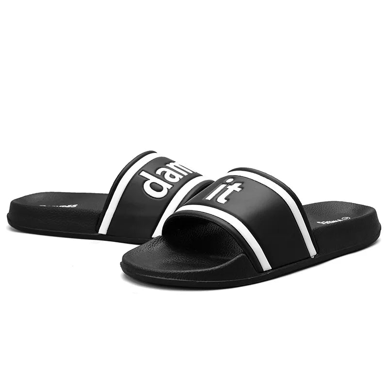 Summer Men and Women Slippers Outdoor Massage Clogs Indoor Slides Home Loafers Garden Shoes Lover Beach Sandals 46 Flip Flops