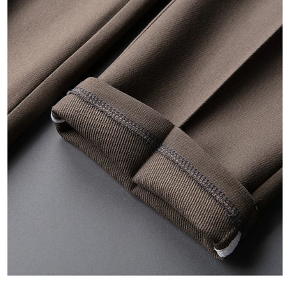 2023 Men Suit Pants High Quality Men Solid Color Slim Fit Dress Pants Slim Fit Office Business Men Trousers Plus Size 28-36