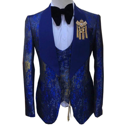 Men suits Autumn New Brand Fashion  High quality Boutique Groom Casual Slim fit  Wedding party Dress prom Tuxedo