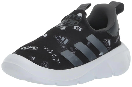 adidas Kids Monofit Sneaker Noir/Blanc/Vert Préaimé 10 US Unisexe Toddler