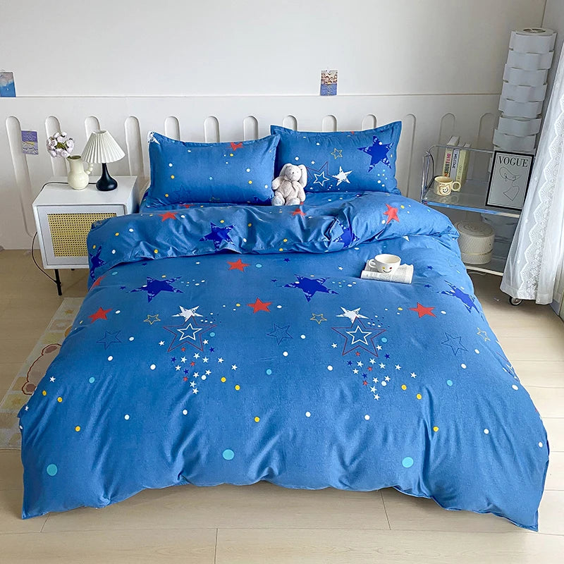 Solstice Bedding Set Duvet Cover Pillowcase Bed Linens Set Green Flowers Quilt Cover Beds Flat Sheet Twin Full Queen King Size