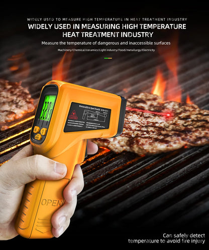 -50~530C Infrared Thermometer Professional 12:1 Digital IR-LCD Temperature Meter Non-contact Laser Thermometers Pyrometer