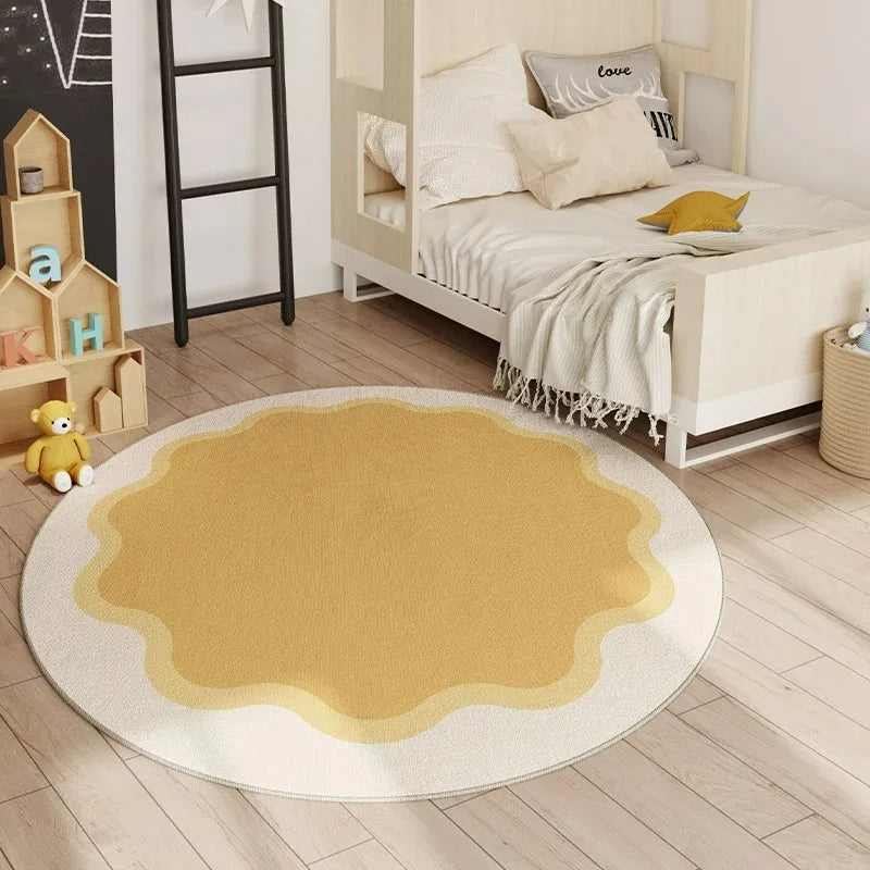 Hopscotch Children Play Mat Non Slip Home Decor Round Carpet Living Room Bedroom Kitchen  Floor Mat Sofa Table Area Decor Rugs