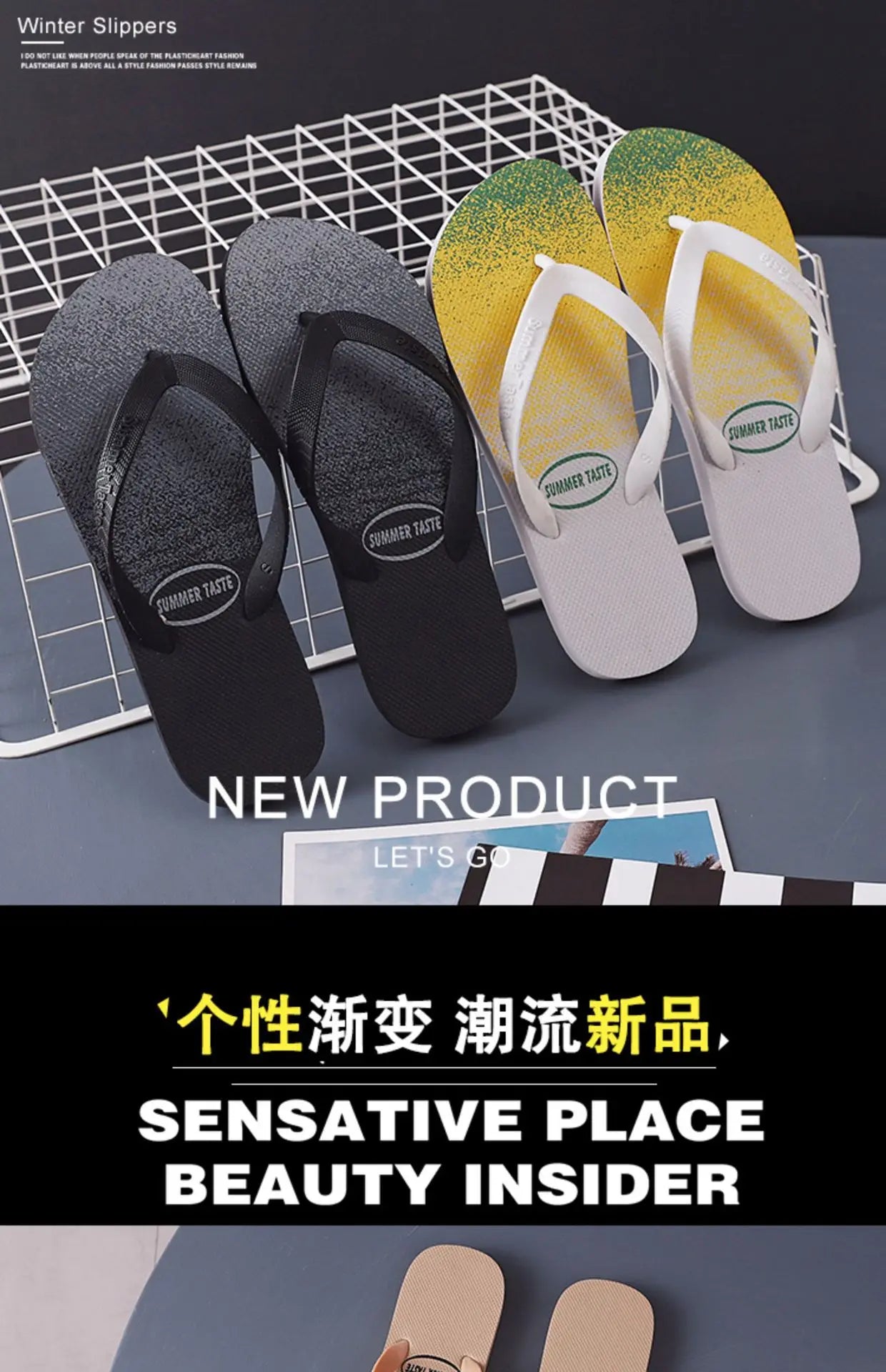 Classic Man Flip Flops Summer Casual Shoes Slides Comfortable Cloud Slippers Boys Beach Flats Leisure Sandals chanclas de hombre