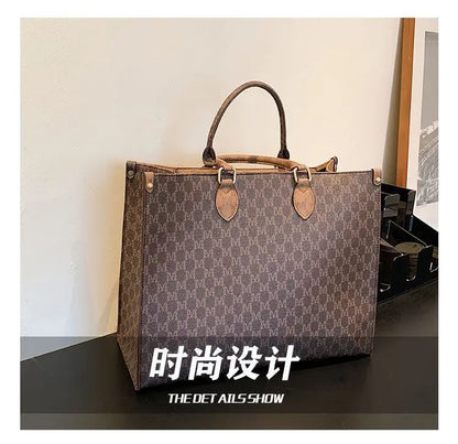 2023 New Fashion Portable Shopping Bag Large Capacity Tote Bag Elegant Fashion Shoulder Bag Handbags Women's Large Bag