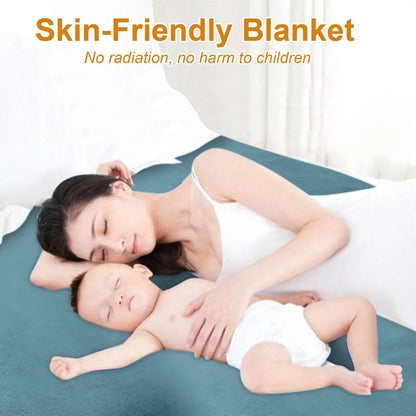 Heated Blanket Electric Throw Cozy Soft Flannel Electric Heated Blanket Electric Blanket Electric Heate Soft Temperature Control