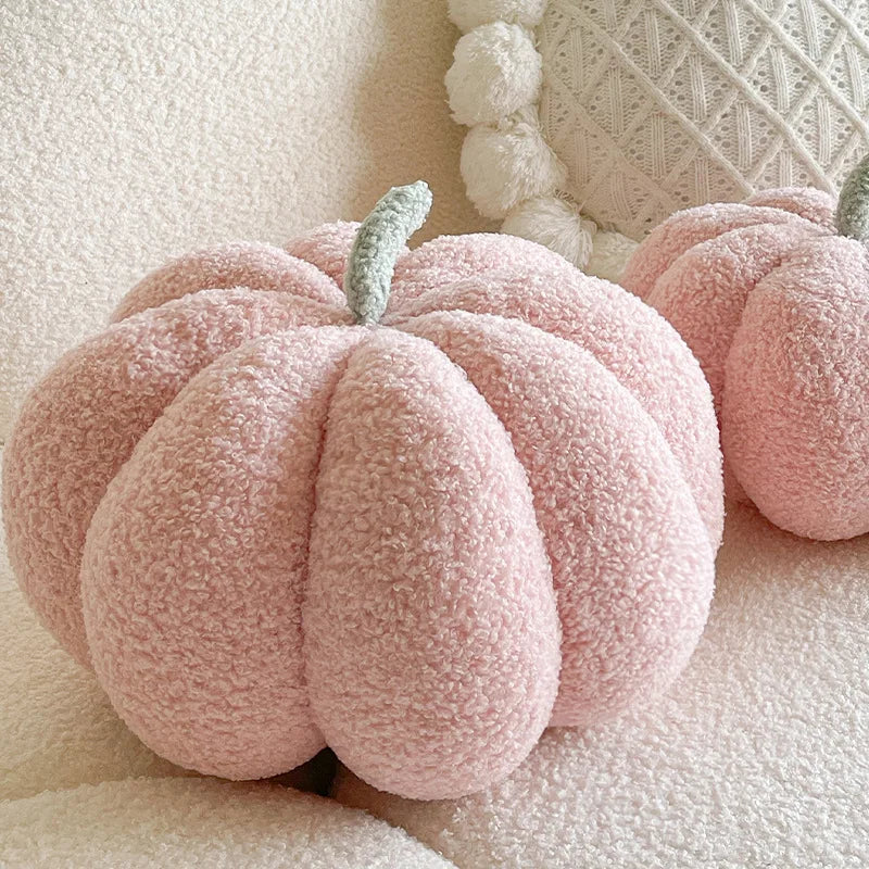 Ins Wind Tulip Pillow Living Room Sofa Pillow Bedhead Waist Pillow Pink Cute Pumpkin Home Cushion Atmosphere Decoration