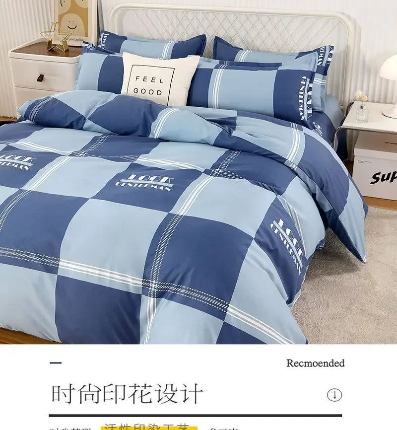 Scenic Thickened Quilt Cover Single Piece Bedding Quilt Core Cover Student Dormitory Double Single Single Apartment Bed Sack