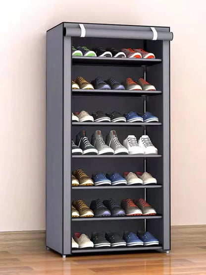 Shoe Rack Organizer Dustproof Shoe Cabinet Multilayer Minimalist Nonwoven Home Furniture Space-saving Cabinets Shoe Shelf