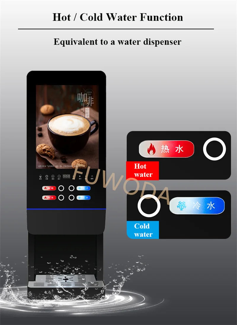 New Instant Beverage Machine 110V 220V Hot Cold Milk Tea Coffee Maker Easy Operation Commercial or Household