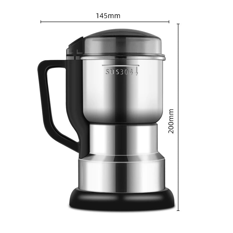 Electric Coffee Grinder Kitchen Cereals Nuts Beans Spices Grains Grinding Machine Multifunctional Home Coffe Grinder Machine