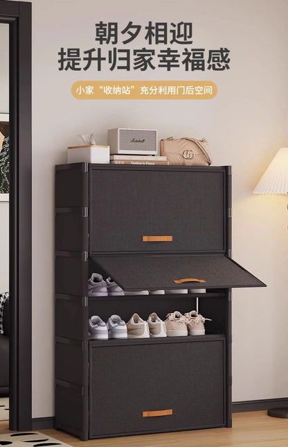 Multilayer Shoe Rack Shoe Cabinet Dustproof Household Shoe Rack for Small Spaces Spacious Storage Organizer Shelf for Shoes