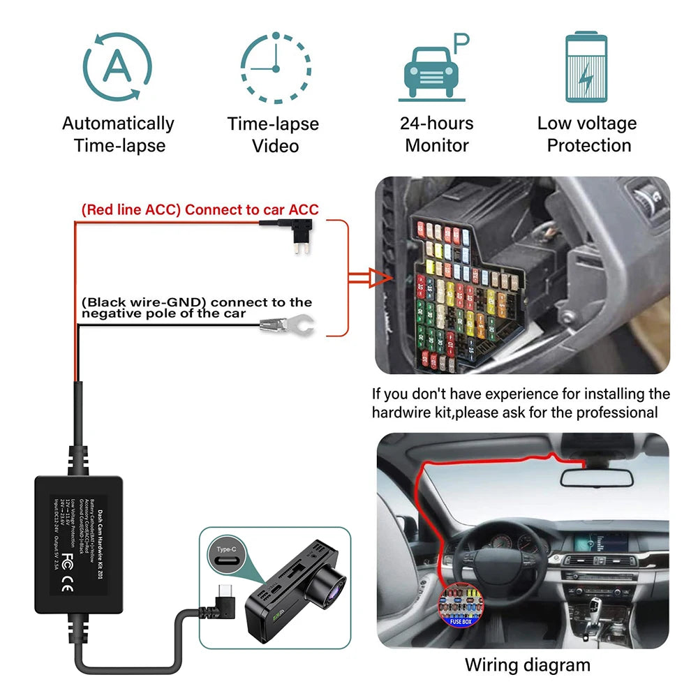 3 caméras Dash Cam 1080P caméra de recul avant et arrière Vision nocturne moniteur de stationnement voiture DVR 3 voies enregistreur vidéo de voiture avec cadeau