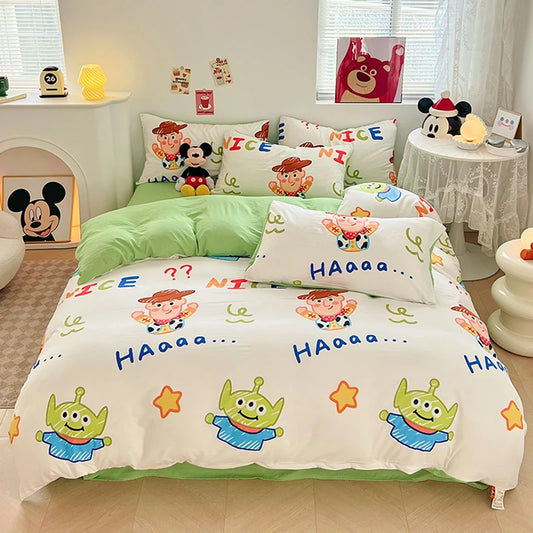 1 cartoon cute Woody digital printed frosted duvet cover,bedroom down comforter cover，bedding(No pillowcases，no quilt)