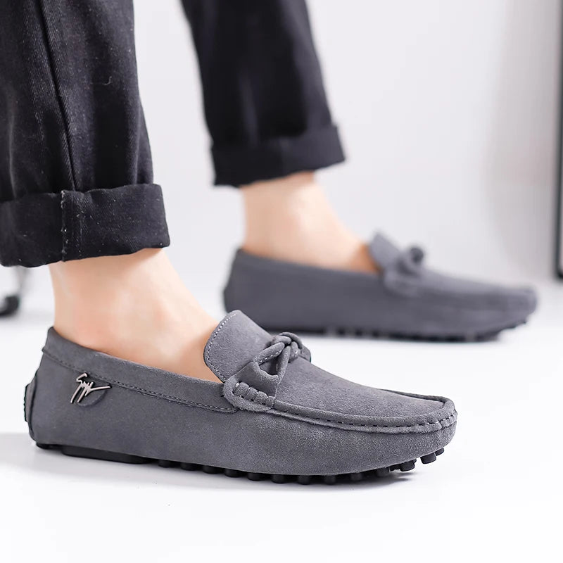 British Style Fashionable Red High-end Banquet Dress Shoes Men's Commuting Driving Work Loafer for Men's  Anti Slip Shoes