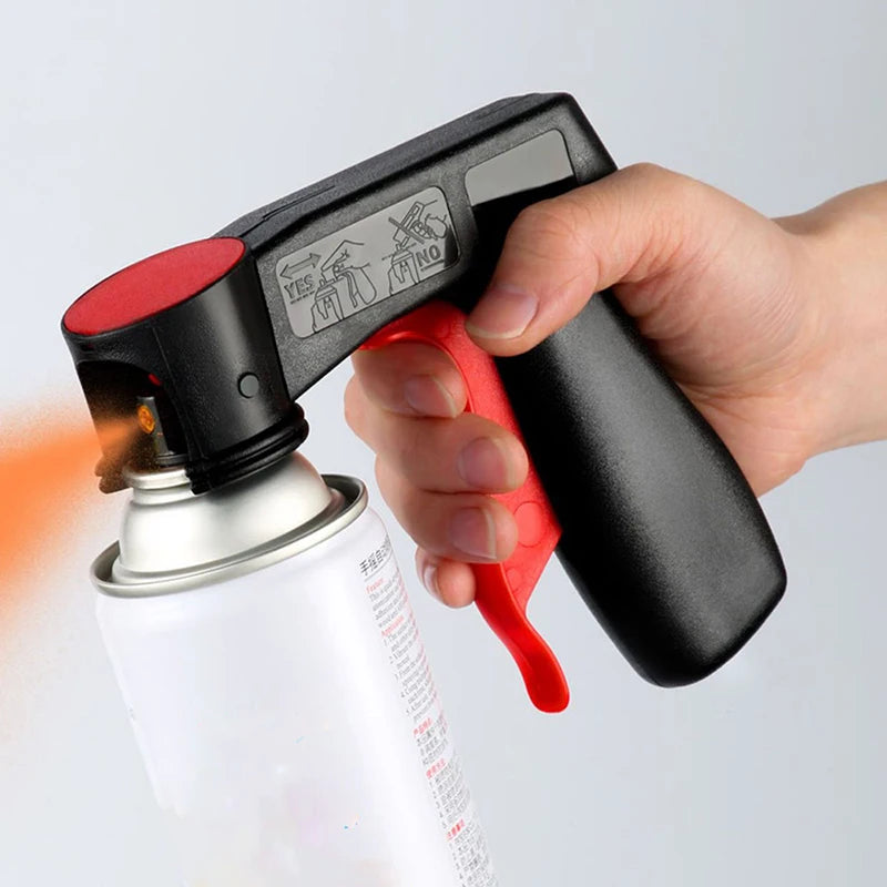 Polishing Paint Spray Gun Adaptor Instant Aerosol Trigger Handle with Full Grip Lock Universal Fit Cars Maintenance Care Tool