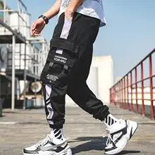 2023 New Men's Jeans Loose Fit Casual Style Vintage Cargo Pants Trendy Male Fashion Straight Blue Stretch Denim Trousers