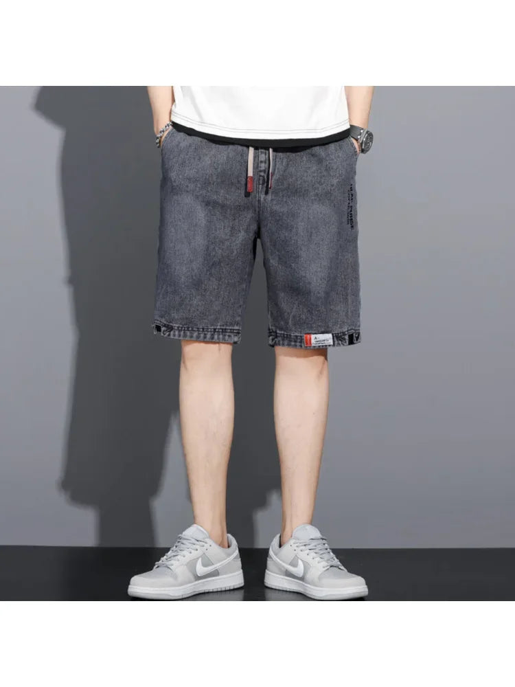 y2k Mens jeans Loose Baggy jeans Denim Short Men Jeans Fashion Streetwear Hip Hop Cargo pants man Shorts Pocket Male