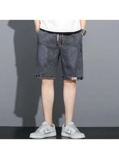 y2k Mens jeans Loose Baggy jeans Denim Short Men Jeans Fashion Streetwear Hip Hop Cargo pants man Shorts Pocket Male