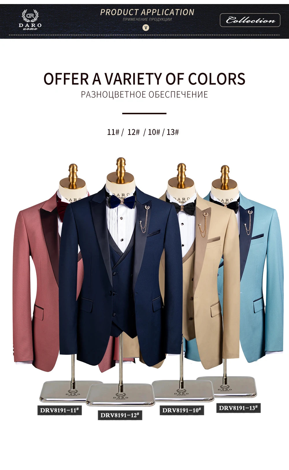 Mens suits Wave point Three Pieces Men Dress Suits Casual Commuter office business suits For Wedding(Blazer+Vest+Pants)DRV8191