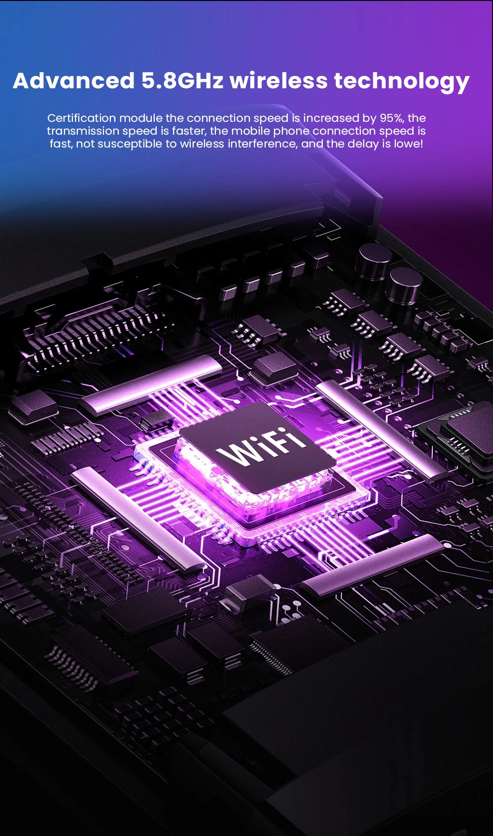 Dongle CarPlay sans fil 2 en 1 et adaptateur sans fil Android Auto, WiFi 5Ghz type-c/USB Plug Play, mise à jour OTA CarPlay sans fil, 2026