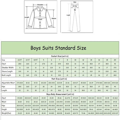 Luxury Boys' Attire Suits For Wedding Gemstone Beaded Jacket Pants 2 Pieces Kids Tuxedos Costume Enfant Garçon Mariage TAILORED