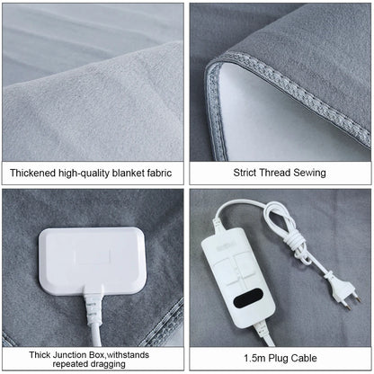 Electric Blanket Heated Mat 220V Smart Control Winter Body Warmer Sheets Mattress Carpet Electric Heated Blanket For Home