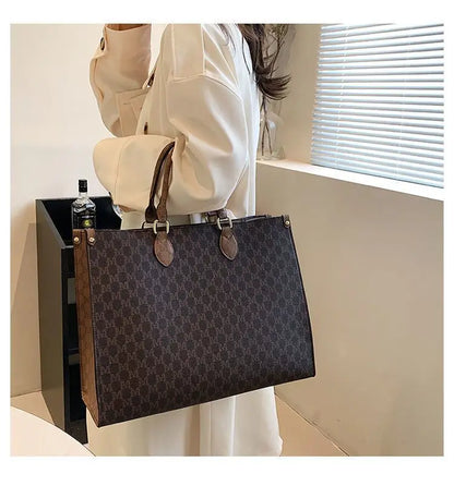 2023 New Fashion Portable Shopping Bag Large Capacity Tote Bag Elegant Fashion Shoulder Bag Handbags Women's Large Bag