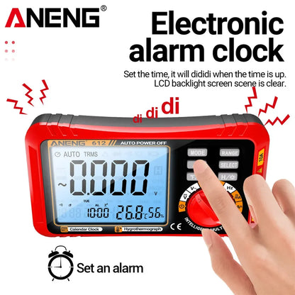 ANENG 612 Smart Digital Multimeters AC/DC Current Voltage Capacitance Professional Measurement Multimetro Test Tools