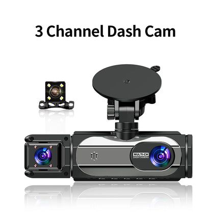 Caméra embarquée pour voitures FHD1080P Enregistreur de conduite Caméra de voiture DVR Vision nocturne Enregistreur vidéo Intégré Wi-Fi Tachographe Pièces automobiles